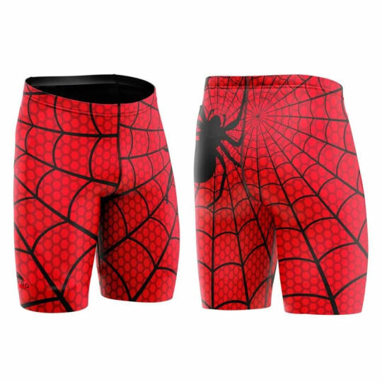 TURBO Erkek Çocuk Mayo SPIDER-WEBS Kırmızı