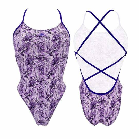TURBO KADIN MAYO 'SIRENE' LILAC-PAISLEY Violet