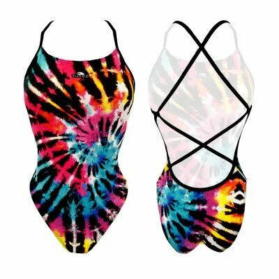 TURBO KADIN MAYO SWIMSUIT PATTERN 'SIRENE' TIE-DY