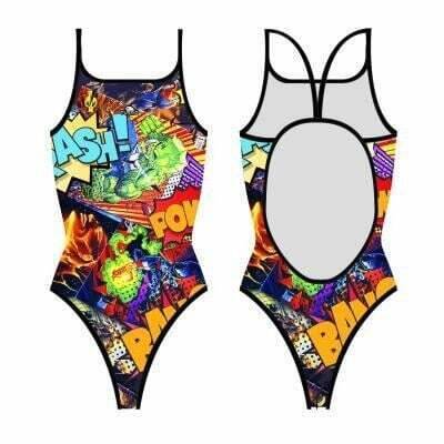 TURBO KADIN MAYO THIN STRAP SUPER COMIC Turuncu